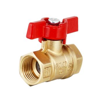 Кран шаровый латунныйБАЗ  11б27п1 вода ВР/ВР Ду 20 (3/4") Ру 40 бабочка  фото. Кран шаровый латунныйБАЗ  11б27п1 вода ВР/ВР Ду 20 (3/4") Ру 40 бабочка  оптом и в розницу. Доставка по РФ. Кран шаровый латунныйБАЗ  11б27п1 вода ВР/ВР Ду 20 (3/4") Ру 40 бабочка  от производителя "Рускон"