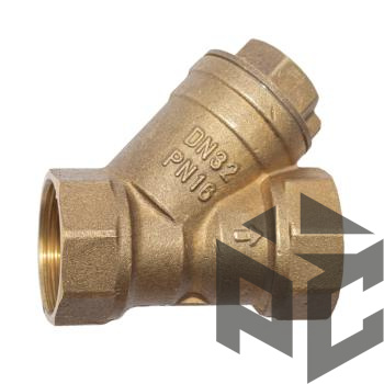 Фильтр сетчатый латунный Ду 25 Ру 16  фото. Фильтр сетчатый латунный Ду 25 Ру 16  оптом и в розницу. Доставка по РФ. Фильтр сетчатый латунный Ду 25 Ру 16  от производителя "Рускон"