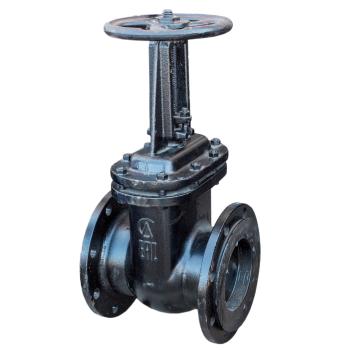 Задвижка чугунная параллельная 30ч6бр Ду 100 Ру 10/16 (Семёнов)