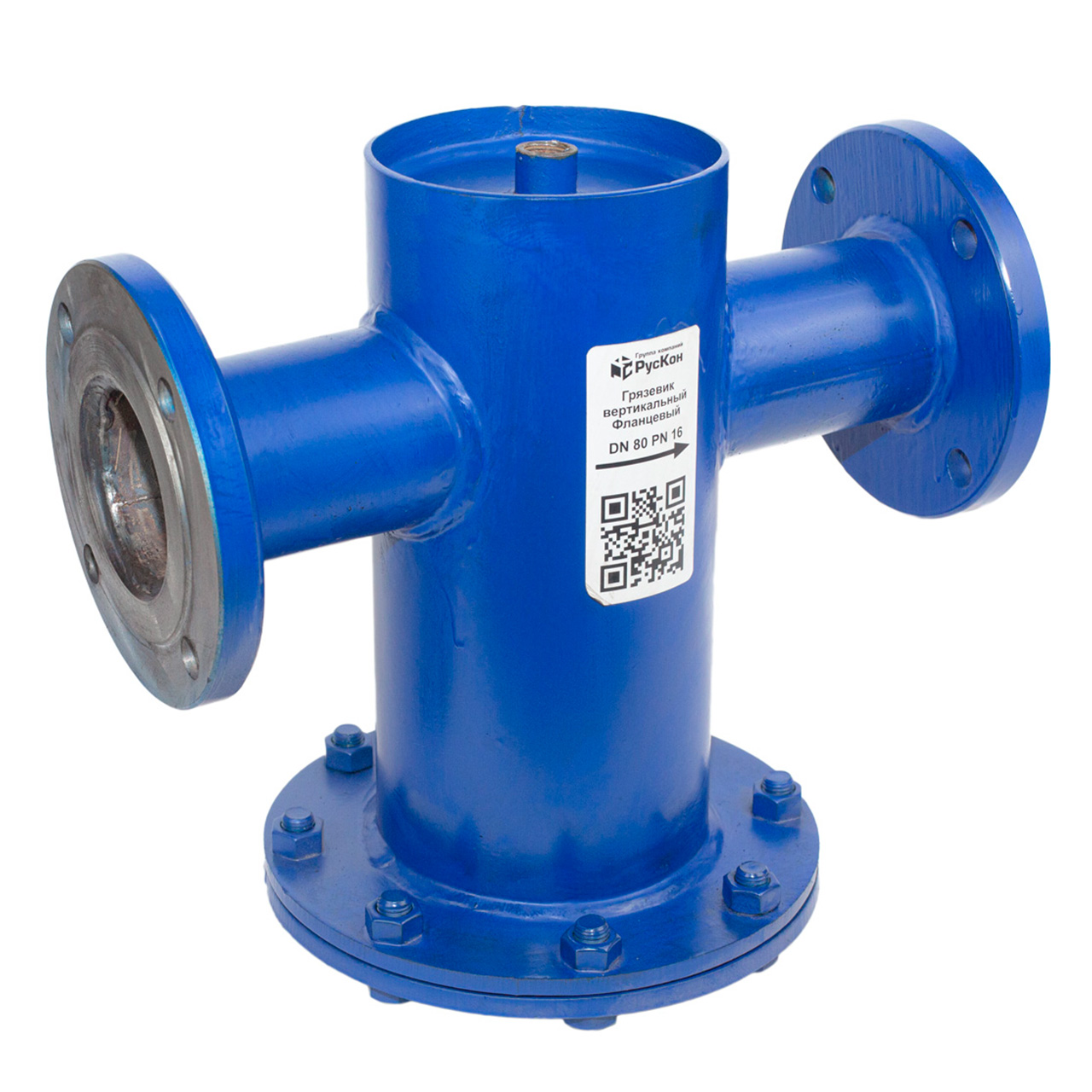 Грязевик вертикальный фланцевый Ду 150 Ру 16 Техкомплект