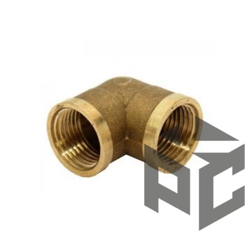 Уголок латунь ВР/ВР Ду 20x25 (3/4"х1") фото. Уголок латунь ВР/ВР Ду 20x25 (3/4"х1") оптом и в розницу. Доставка по РФ. Уголок латунь ВР/ВР Ду 20x25 (3/4"х1") от производителя "Рускон"