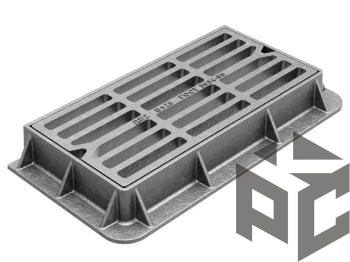 Дождеприемник прямоугольный (ДБ2) B125 940x470х100мм (12.5т) БКМЗ фото. Дождеприемник прямоугольный (ДБ2) B125 940x470х100мм (12.5т) БКМЗ оптом и в розницу. Доставка по РФ. Дождеприемник прямоугольный (ДБ2) B125 940x470х100мм (12.5т) БКМЗ от производителя "Рускон"