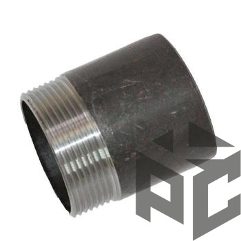 Сгон сталь Ду 15 L=90мм фото. Сгон сталь Ду 15 L=90мм оптом и в розницу. Доставка по РФ. Сгон сталь Ду 15 L=90мм от производителя "Рускон"