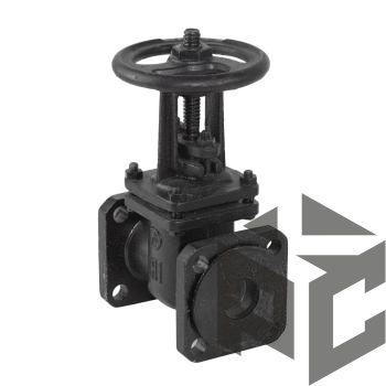 Задвижка чугунная параллельная 30ч6бр Ду 50 Ру 10/16 (Семёнов) от производителя "Рускон"