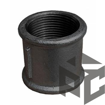 Муфта чугун ВР/ВР Ду 15 (1/2") (ЕЕ 45) ГОСТ 8955-75 фото. Муфта чугун ВР/ВР Ду 15 (1/2") (ЕЕ 45) ГОСТ 8955-75 оптом и в розницу. Доставка по РФ. Муфта чугун ВР/ВР Ду 15 (1/2") (ЕЕ 45) ГОСТ 8955-75 от производителя "Рускон"