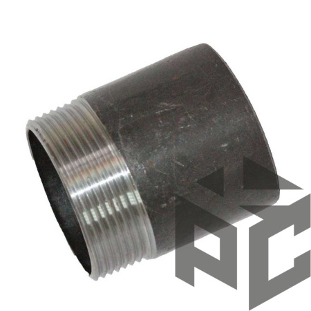 Сгон сталь Ду 20 L=90мм фото. Сгон сталь Ду 20 L=90мм оптом и в розницу. Доставка по РФ. Сгон сталь Ду 20 L=90мм от производителя "Рускон"