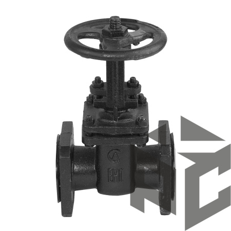 Задвижка чугунная параллельная 30ч6бр Ду 80 Ру 10/16 (Семёнов) фото. Задвижка чугунная параллельная 30ч6бр Ду 80 Ру 10/16 (Семёнов) оптом и в розницу. Доставка по РФ. Задвижка чугунная параллельная 30ч6бр Ду 80 Ру 10/16 (Семёнов) от производителя "Рускон"