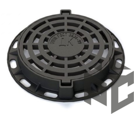 Дождеприемник круглый (ДК) Ду840х100мм (12.5т) СанТехПром фото. Дождеприемник круглый (ДК) Ду840х100мм (12.5т) СанТехПром оптом и в розницу. Доставка по РФ. Дождеприемник круглый (ДК) Ду840х100мм (12.5т) СанТехПром от производителя "Рускон"