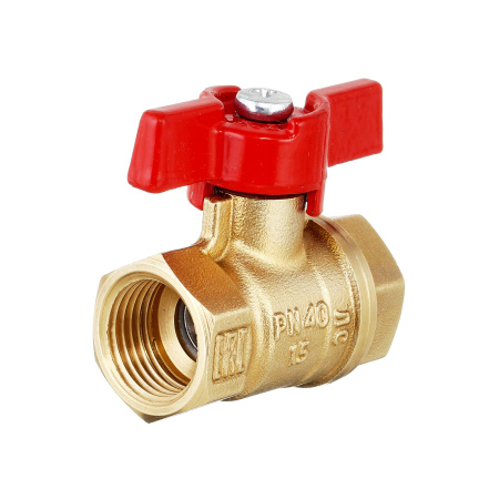 Кран шаровый латунныйБАЗ  11б27п1 вода ВР/ВР Ду 20 (3/4") Ру 40 бабочка  фото. Кран шаровый латунныйБАЗ  11б27п1 вода ВР/ВР Ду 20 (3/4") Ру 40 бабочка  оптом и в розницу. Доставка по РФ. Кран шаровый латунныйБАЗ  11б27п1 вода ВР/ВР Ду 20 (3/4") Ру 40 бабочка  от производителя "Рускон"