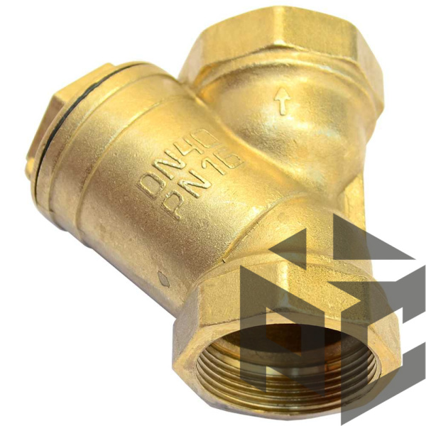 Фильтр сетчатый латунный Ду 20 Ру 16  фото. Фильтр сетчатый латунный Ду 20 Ру 16  оптом и в розницу. Доставка по РФ. Фильтр сетчатый латунный Ду 20 Ру 16  от производителя "Рускон"