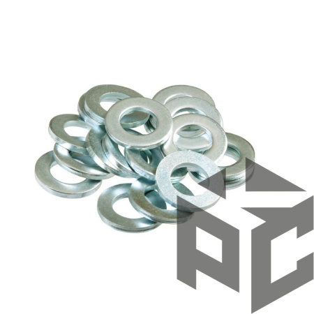 Шайба плоская  М10      фото. Шайба плоская  М10      оптом и в розницу. Доставка по РФ. Шайба плоская  М10      от производителя "Рускон"