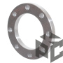 Фланец стальной расточенный под ПЭ втулку Дн 90 Ру 16 (L)  Техкомплект (b=16мм) фото. Фланец стальной расточенный под ПЭ втулку Дн 90 Ру 16 (L)  Техкомплект (b=16мм) оптом и в розницу. Доставка по РФ. Фланец стальной расточенный под ПЭ втулку Дн 90 Ру 16 (L)  Техкомплект (b=16мм) от производителя "Рускон"